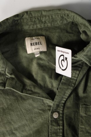 Мъжка риза Rebel, Размер XXL, Цвят Зелен, Цена 22,08 лв.