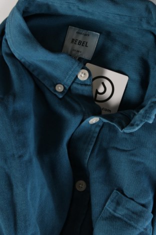 Ανδρικό πουκάμισο Rebel, Μέγεθος XXL, Χρώμα Μπλέ, Τιμή 16,60 €