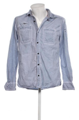 Ανδρικό πουκάμισο S.Oliver, Μέγεθος M, Χρώμα Μπλέ, Τιμή 7,36 €