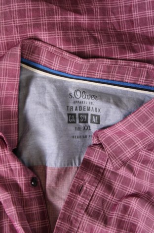 Мъжка риза S.Oliver, Размер XXL, Цвят Лилав, Цена 17,00 лв.