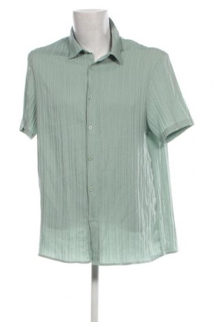 Мъжка риза SHEIN, Размер XXL, Цвят Зелен, Цена 17,40 лв.