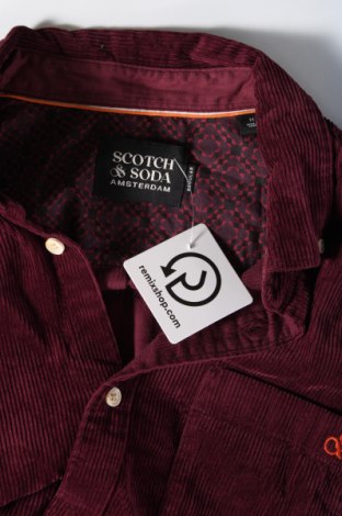 Ανδρικό πουκάμισο Scotch & Soda, Μέγεθος M, Χρώμα Κόκκινο, Τιμή 37,35 €