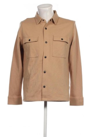 Ανδρικό πουκάμισο Selected Homme, Μέγεθος L, Χρώμα  Μπέζ, Τιμή 19,18 €