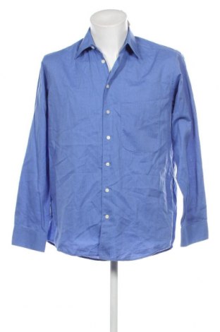 Herrenhemd St. Bernard, Größe M, Farbe Blau, Preis 8,28 €