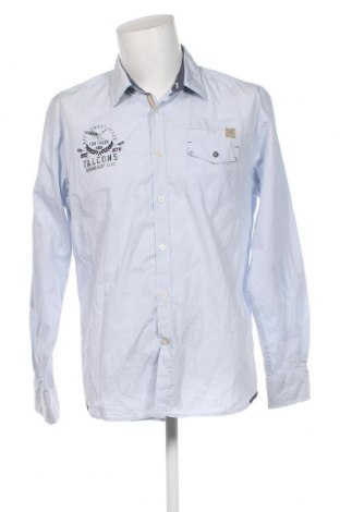 Ανδρικό πουκάμισο Tom Tailor, Μέγεθος L, Χρώμα Μπλέ, Τιμή 10,52 €