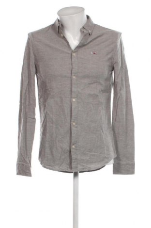 Ανδρικό πουκάμισο Tommy Jeans, Μέγεθος S, Χρώμα Γκρί, Τιμή 72,16 €