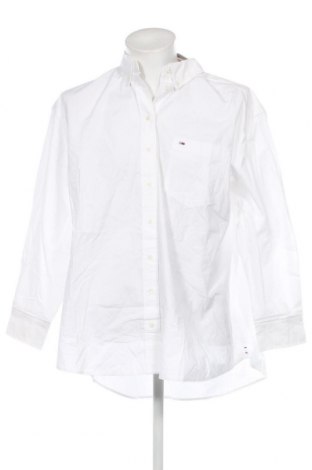 Herrenhemd Tommy Jeans, Größe M, Farbe Weiß, Preis 72,16 €