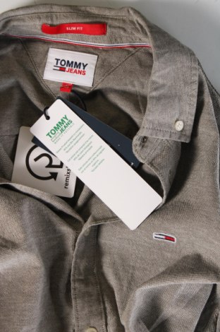 Herrenhemd Tommy Jeans, Größe XS, Farbe Grau, Preis 39,69 €
