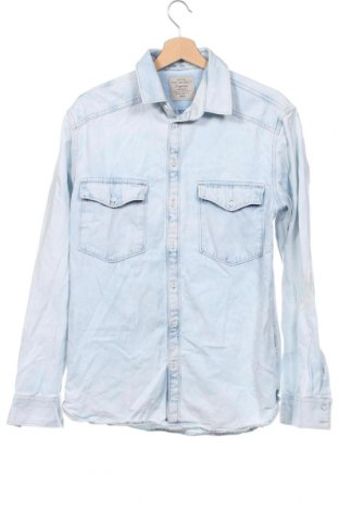 Ανδρικό πουκάμισο Top Secret, Μέγεθος M, Χρώμα Μπλέ, Τιμή 7,60 €