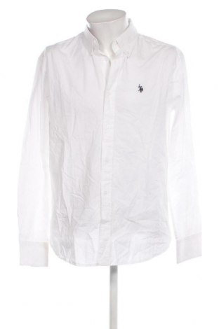 Мъжка риза U.S. Polo Assn., Размер XL, Цвят Бял, Цена 124,00 лв.