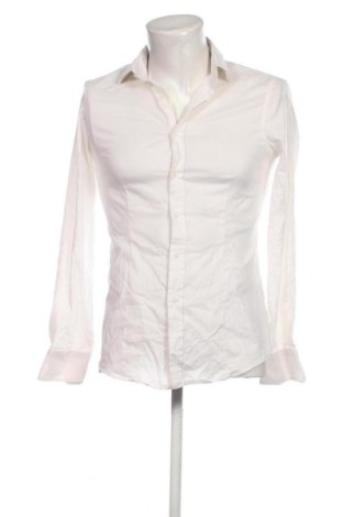 Ανδρικό πουκάμισο United Colors Of Benetton, Μέγεθος M, Χρώμα Λευκό, Τιμή 8,87 €