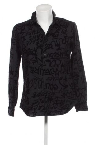 Ανδρικό πουκάμισο Versace Jeans, Μέγεθος M, Χρώμα Μαύρο, Τιμή 61,24 €