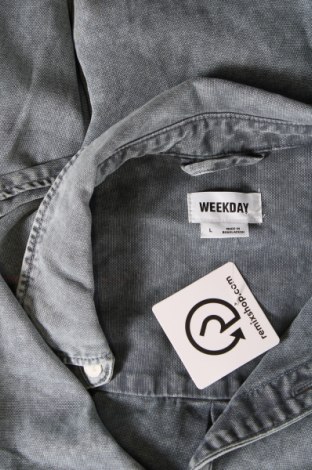 Pánska košeľa  Weekday, Veľkosť L, Farba Sivá, Cena  18,14 €
