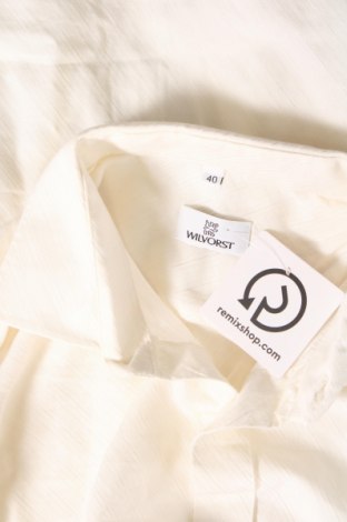 Мъжка риза Wilvorst, Размер M, Цвят Екрю, Цена 30,25 лв.