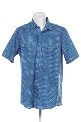 Herrenhemd Wrangler, Größe XXL, Farbe Blau, Preis 17,37 €