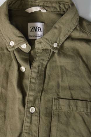 Ανδρικό πουκάμισο Zara, Μέγεθος S, Χρώμα Πράσινο, Τιμή 8,41 €