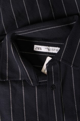 Ανδρικό πουκάμισο Zara, Μέγεθος M, Χρώμα Μπλέ, Τιμή 21,03 €