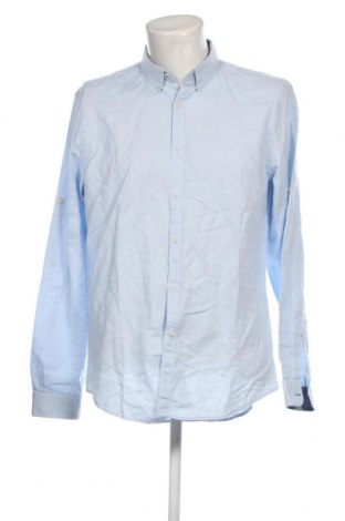 Мъжка риза Zara, Размер L, Цвят Син, Цена 20,38 лв.