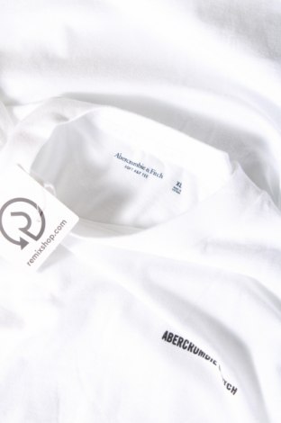 Herren T-Shirt Abercrombie & Fitch, Größe XL, Farbe Weiß, Preis 27,43 €
