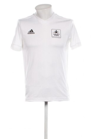 Herren T-Shirt Adidas, Größe S, Farbe Weiß, Preis 18,05 €