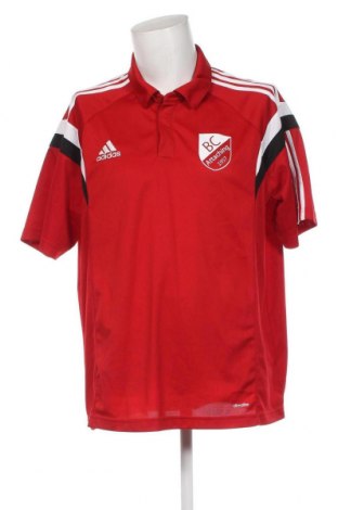 Herren T-Shirt Adidas, Größe XXL, Farbe Rot, Preis € 17,85