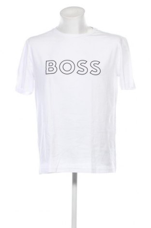 Мъжка тениска Boss Green, Размер L, Цвят Бежов, Цена 114,00 лв.