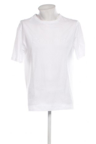 Мъжка тениска Calvin Klein, Размер S, Цвят Бял, Цена 77,00 лв.