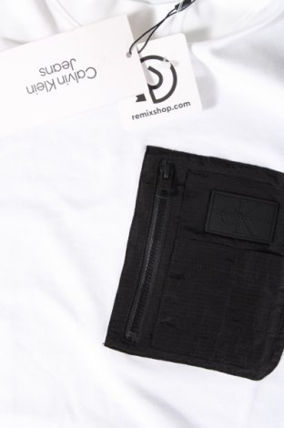 Herren T-Shirt Calvin Klein, Größe S, Farbe Weiß, Preis 35,72 €