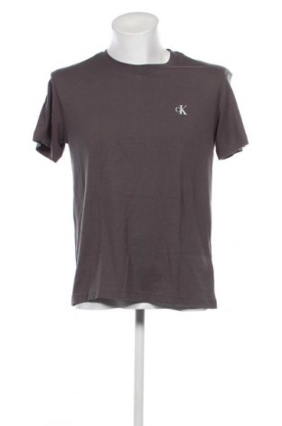 Herren T-Shirt Calvin Klein Jeans, Größe M, Farbe Grau, Preis 35,72 €