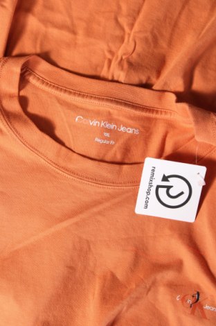 Herren T-Shirt Calvin Klein Jeans, Größe XXL, Farbe Orange, Preis 35,72 €