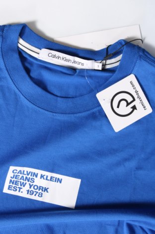 Pánské tričko  Calvin Klein Jeans, Velikost S, Barva Modrá, Cena  1 004,00 Kč