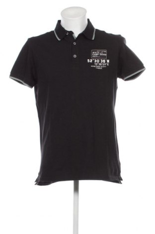 Ανδρικό t-shirt Camp David, Μέγεθος L, Χρώμα Μαύρο, Τιμή 17,32 €