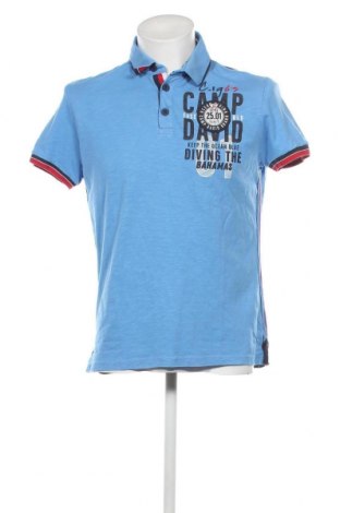 Мъжка тениска Camp David, Размер M, Цвят Син, Цена 53,20 лв.