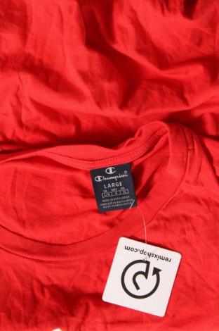 Ανδρικό t-shirt Champion, Μέγεθος L, Χρώμα Κόκκινο, Τιμή 21,87 €