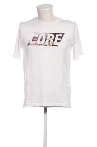 Herren T-Shirt Core By Jack & Jones, Größe M, Farbe Weiß, Preis 9,59 €