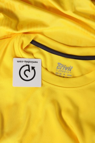 Herren T-Shirt Crivit, Größe M, Farbe Gelb, Preis € 7,69
