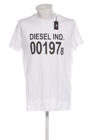 Tricou de bărbați Diesel, Mărime XL, Culoare Alb, Preț 399,94 Lei
