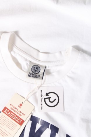 Herren T-Shirt Franklin & Marshall, Größe XXL, Farbe Weiß, Preis 25,98 €