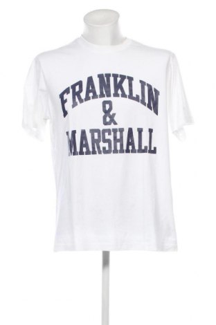 Męski T-shirt Franklin & Marshall, Rozmiar XXL, Kolor Biały, Cena 126,88 zł