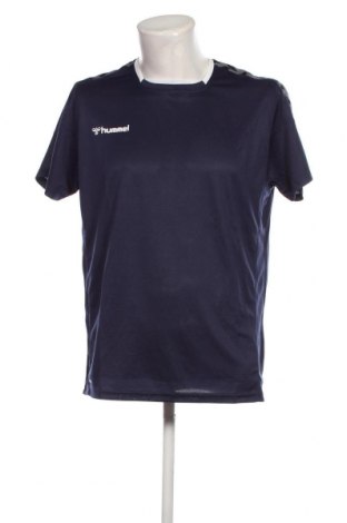 Ανδρικό t-shirt Hummel, Μέγεθος XXL, Χρώμα Μπλέ, Τιμή 18,56 €