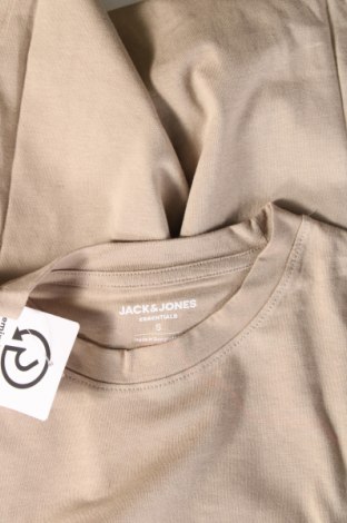 Herren T-Shirt Jack & Jones, Größe S, Farbe Beige, Preis 21,65 €