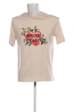 Herren T-Shirt Jack & Jones, Größe S, Farbe Beige, Preis 7,58 €