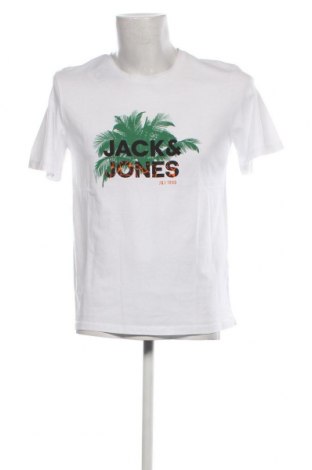 Herren T-Shirt Jack & Jones, Größe M, Farbe Weiß, Preis 12,99 €
