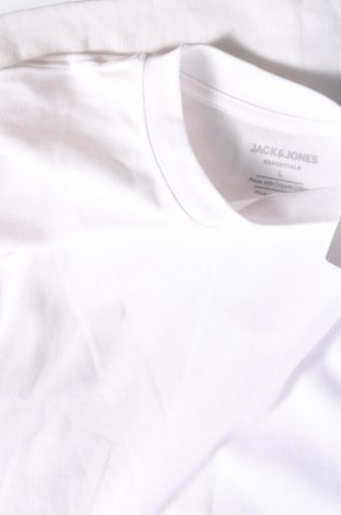 Ανδρικό t-shirt Jack & Jones, Μέγεθος L, Χρώμα Λευκό, Τιμή 14,07 €