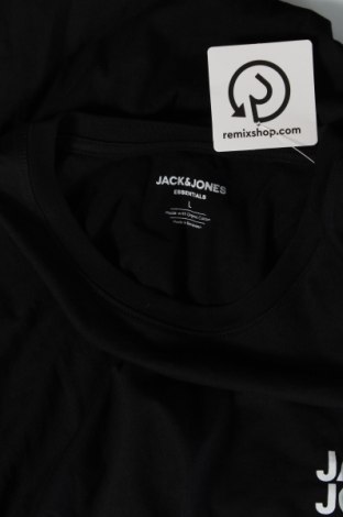 Męski T-shirt Jack & Jones, Rozmiar L, Kolor Czarny, Cena 111,95 zł