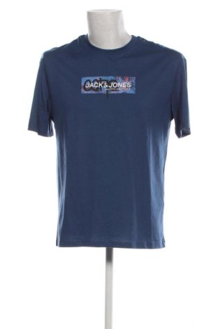 Herren T-Shirt Jack & Jones, Größe L, Farbe Blau, Preis 16,24 €