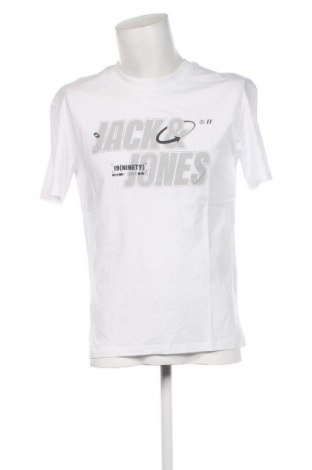 Herren T-Shirt Jack & Jones, Größe M, Farbe Weiß, Preis 12,99 €