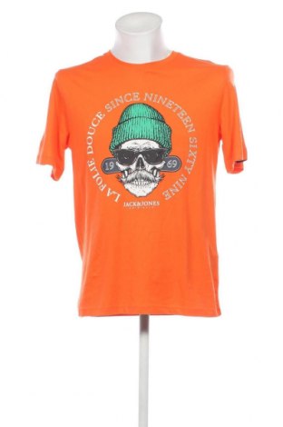 Herren T-Shirt Jack & Jones, Größe M, Farbe Orange, Preis € 21,65