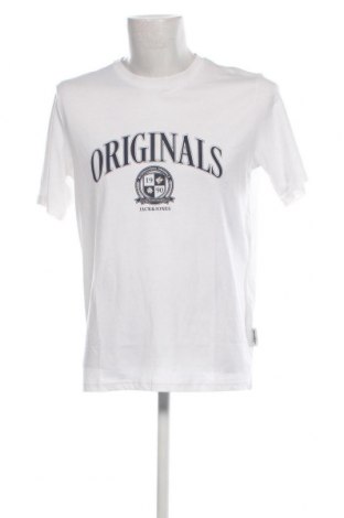 Мъжка тениска Jack & Jones, Размер L, Цвят Бял, Цена 42,00 лв.