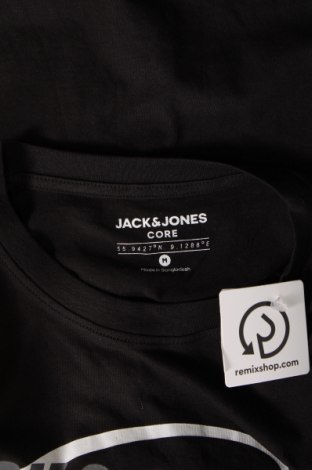 Мъжка тениска Jack & Jones, Размер M, Цвят Черен, Цена 18,90 лв.